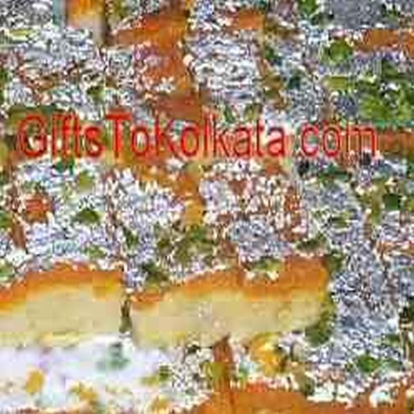 Keshar Moti Barfi 20 Pcs. (Sweet 034)