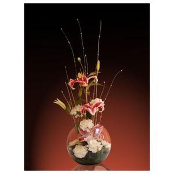 Lily and Carnation in a vase