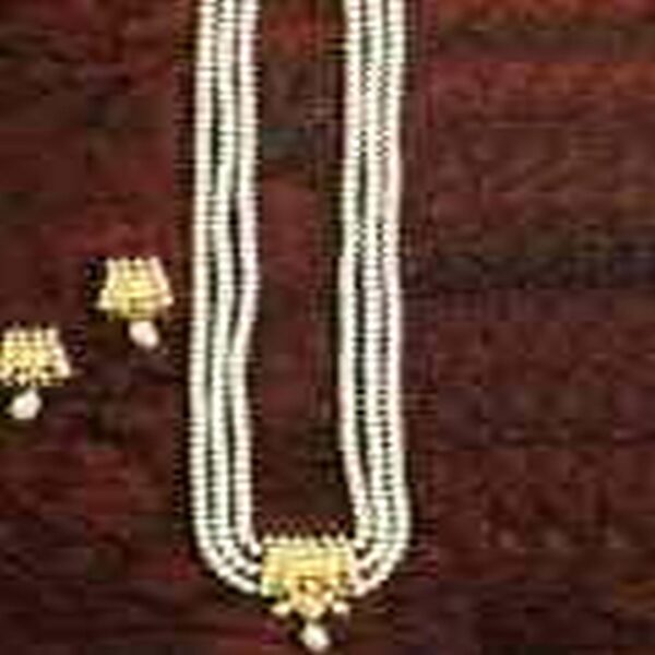 Mala & Ear Ring Set - III
