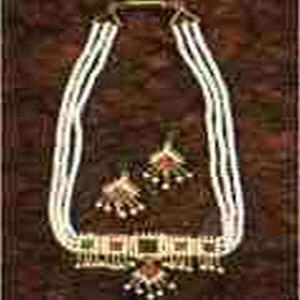 Mala & Ear Ring Set - IV
